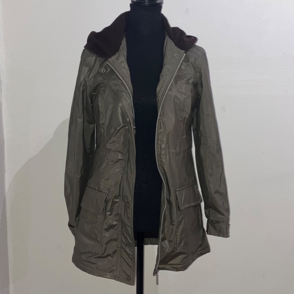 Metallic gray/brown lined coat - Picture 15 of 15